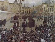 Ramon Casas The Vile Garrote oil painting